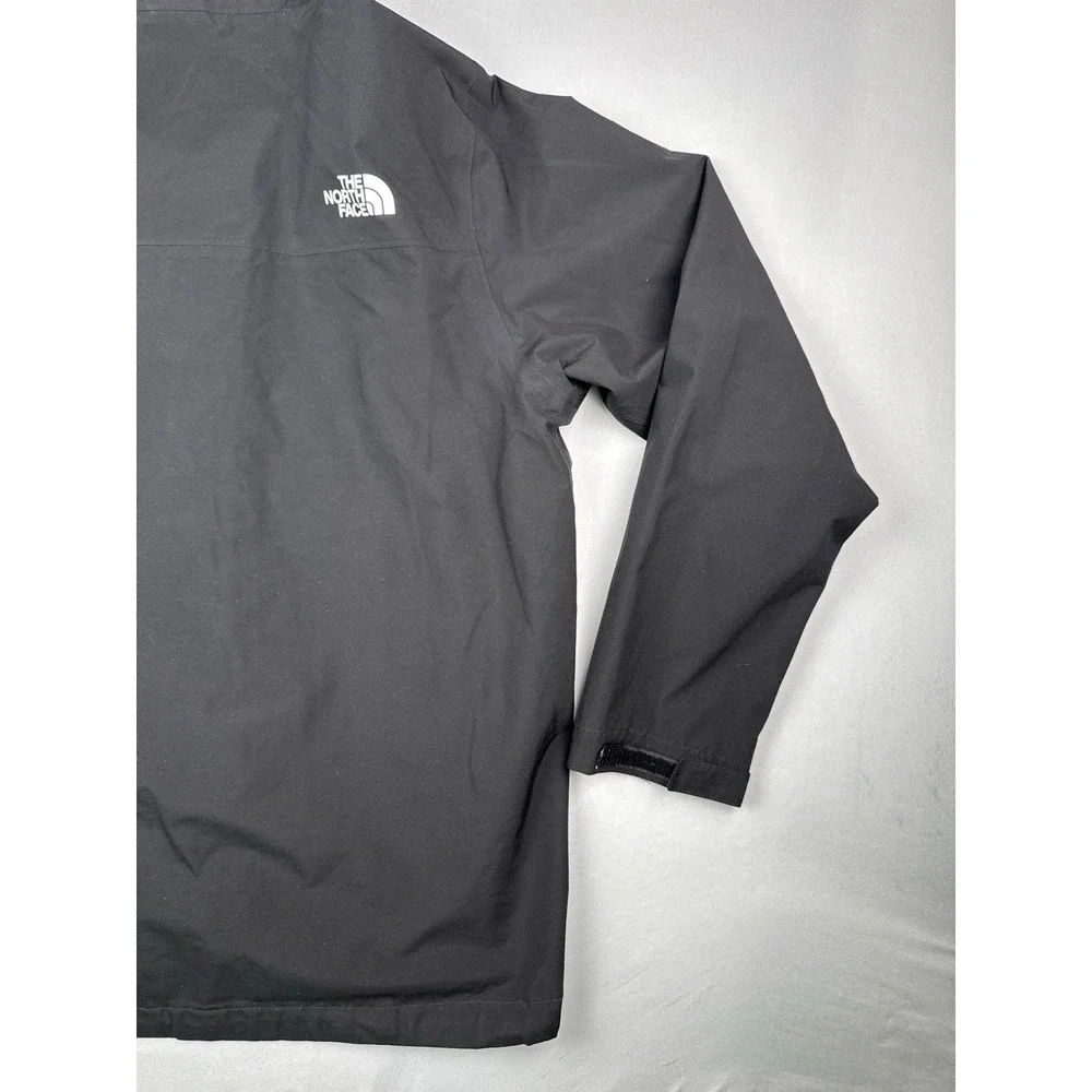 North Face Active Stretch Rain Shell Dryvent Waterproof Hoodie Jacket Black